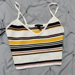 Little striped ribbed cami